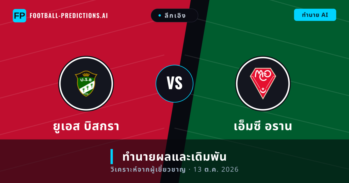 ยูเอส บิสกรา พบ เอ็มซี อราน — ทำนายผลและพรีวิวการแข่งขัน