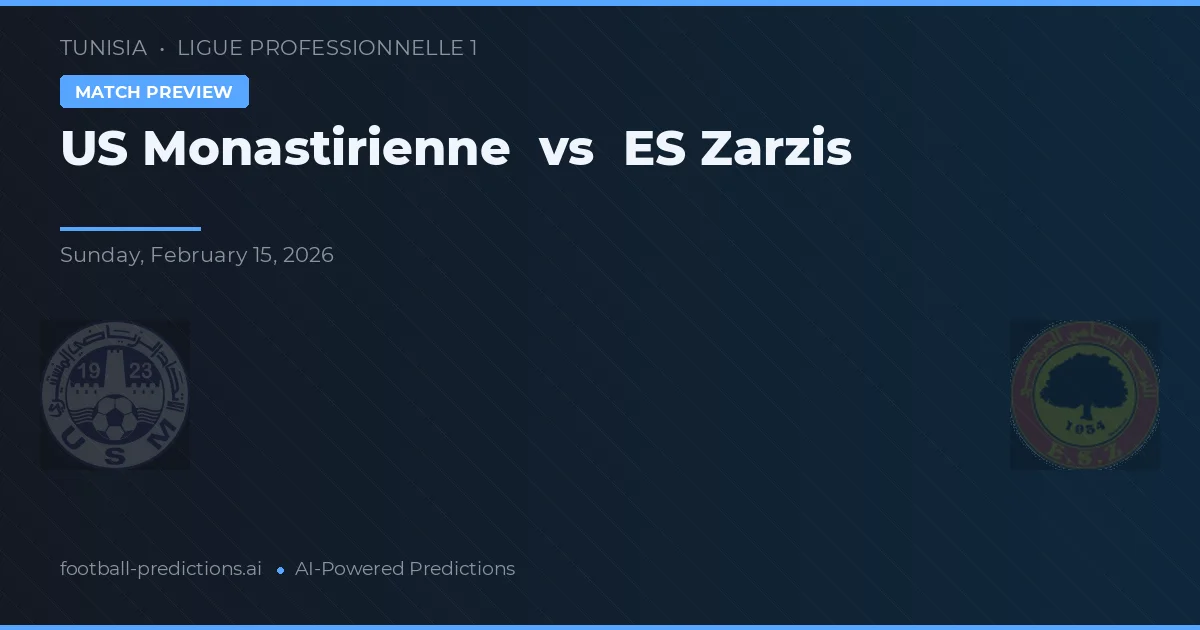 US Monastirienne vs ES Zarzis — hula at preview ng laban