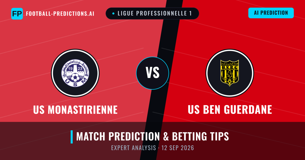 US Monastirienne vs US Ben Guerdane — match prediction & preview