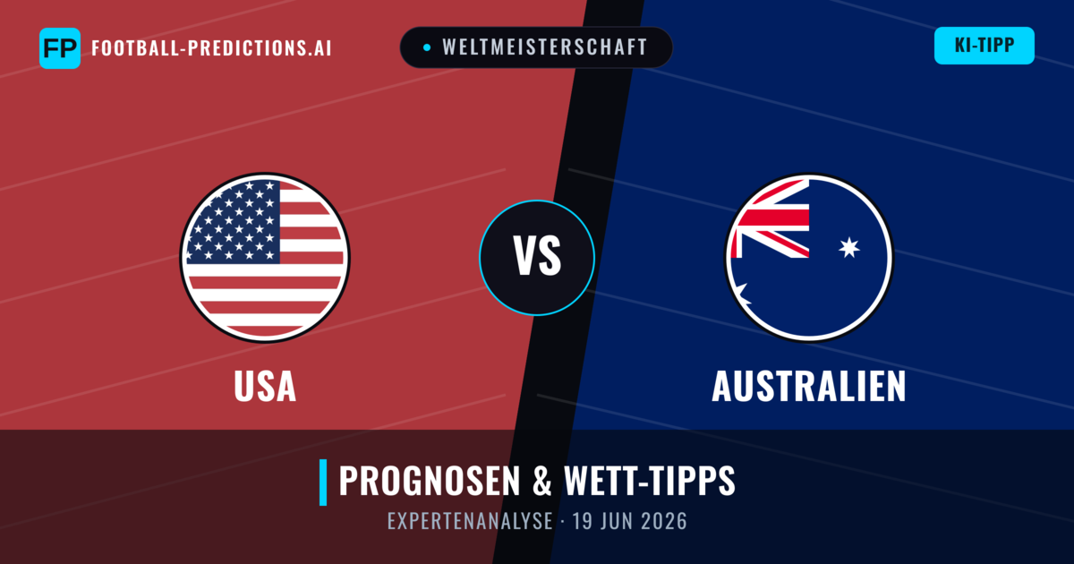 USA vs Australien — Prognose und Spielvorschau