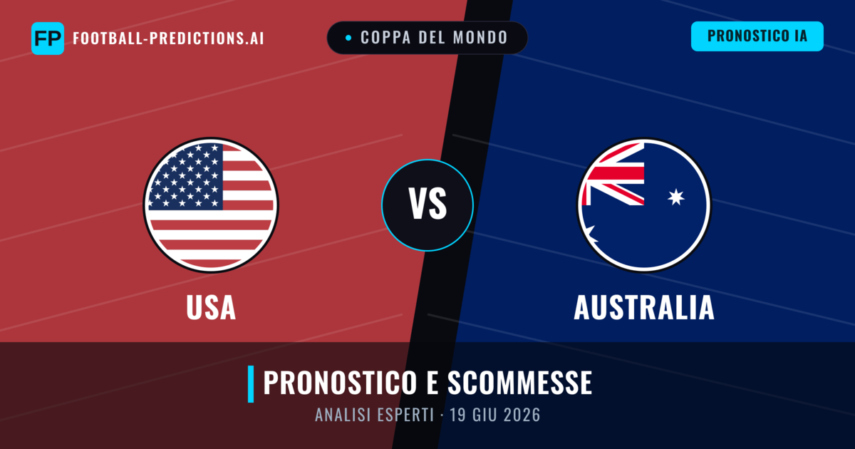 USA vs Australia — pronostico e anteprima del match