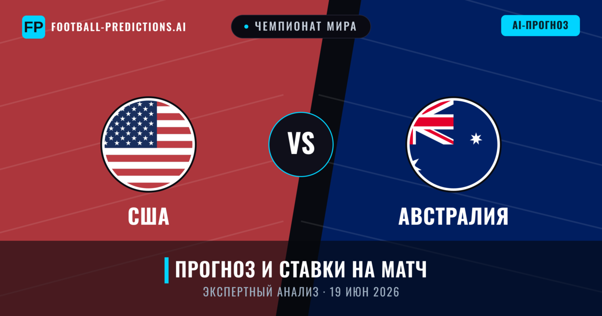 США – Австралия — прогноз и превью матча