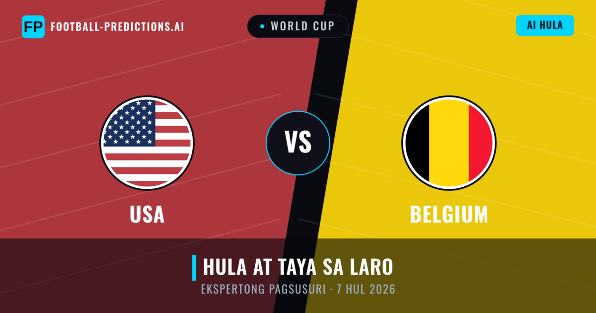 USA vs Belgium — hula at preview ng laban