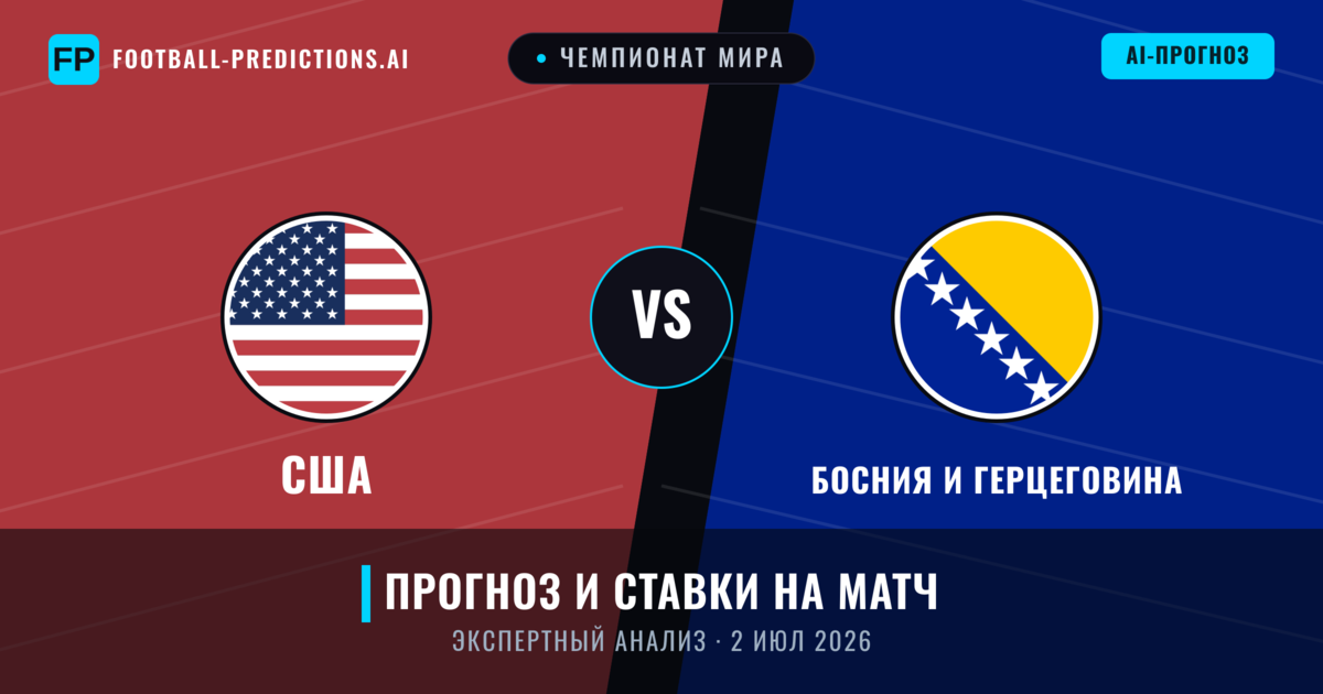 США – Босния и Герцеговина — прогноз и превью матча