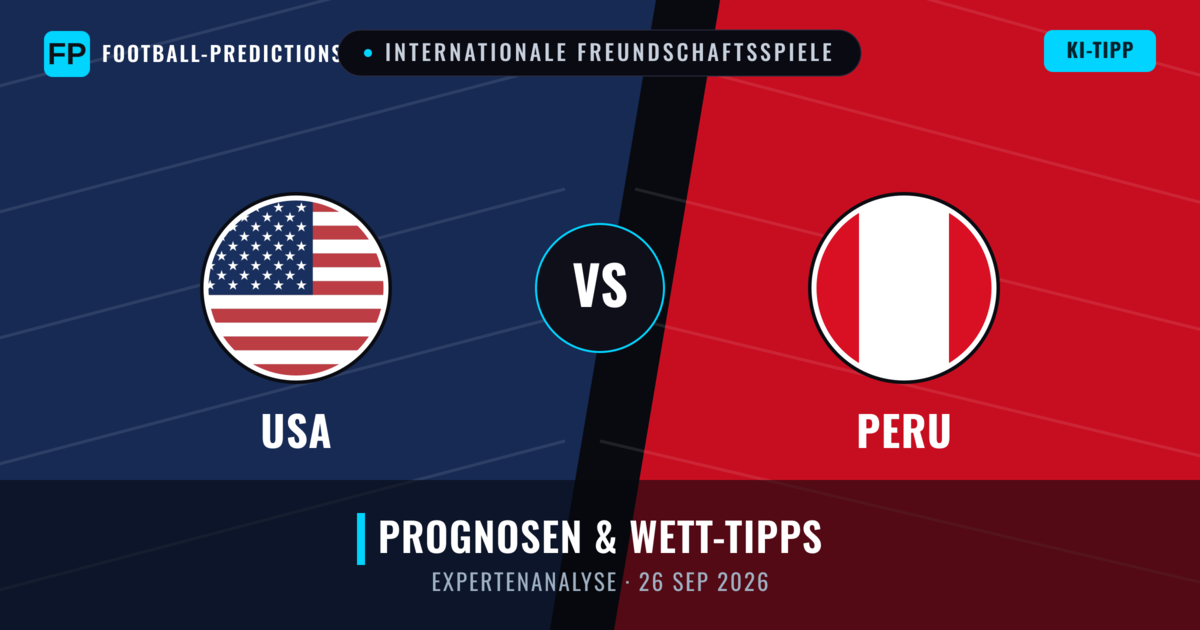 USA vs Peru — Prognose und Spielvorschau