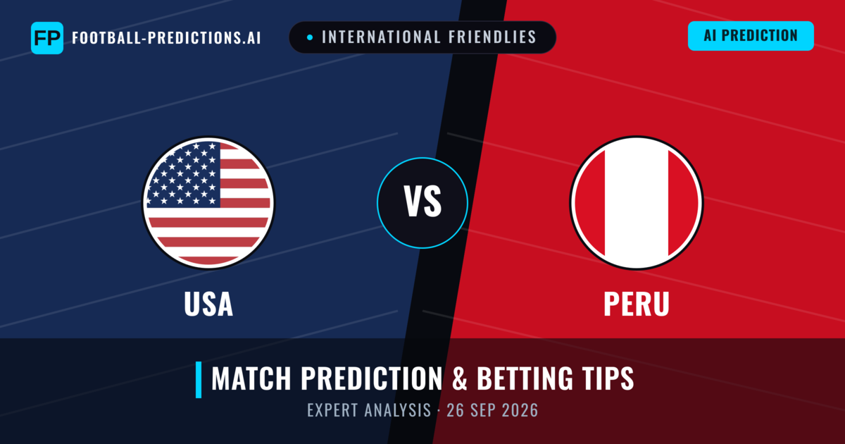 USA vs Peru — match prediction & preview
