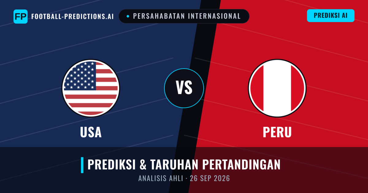 AS vs Peru — prediksi dan pratinjau pertandingan