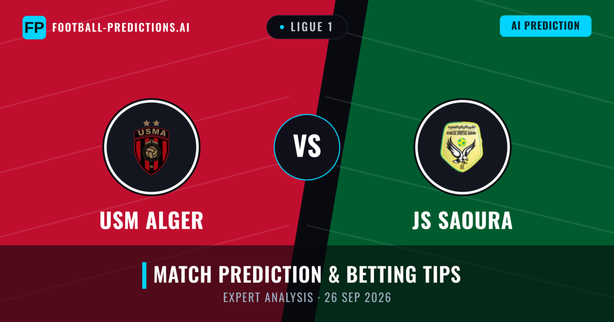 USM Alger vs JS Saoura — match prediction & preview