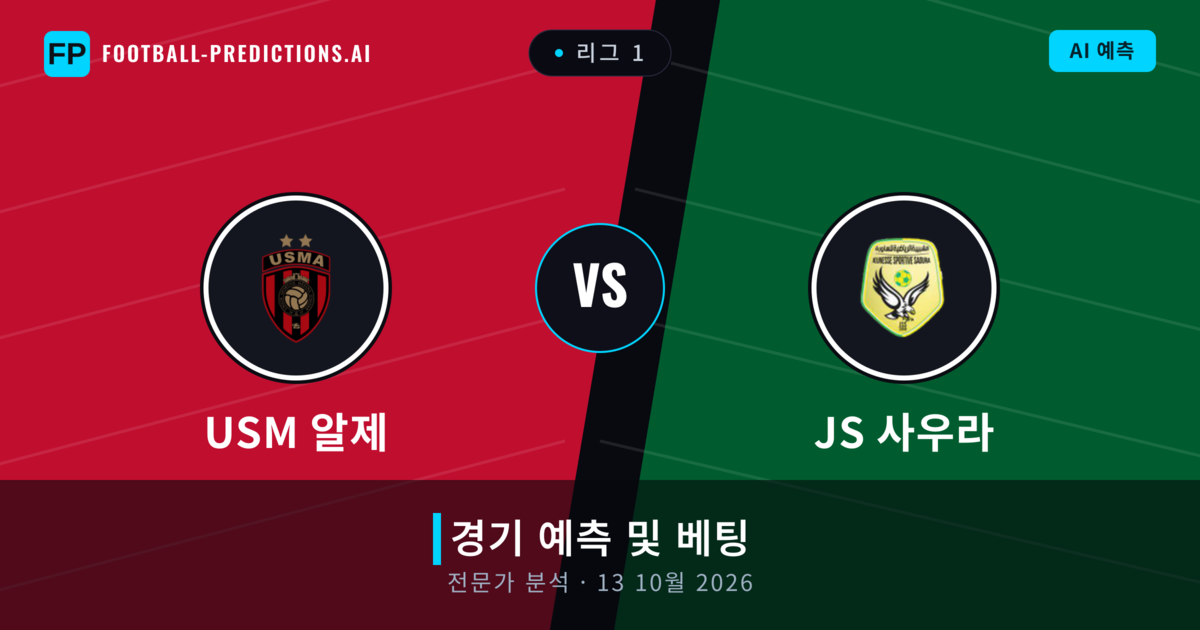 USM 알제 대 JS 사우라 — 경기 예측 및 프리뷰