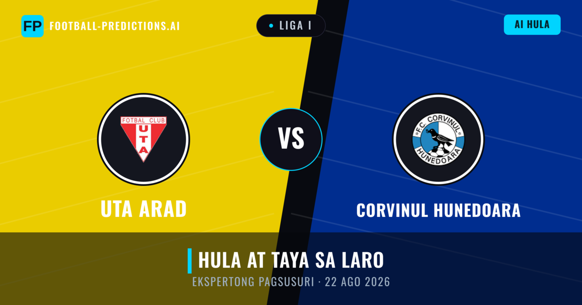 UTA Arad vs Corvinul Hunedoara — hula at preview ng laban