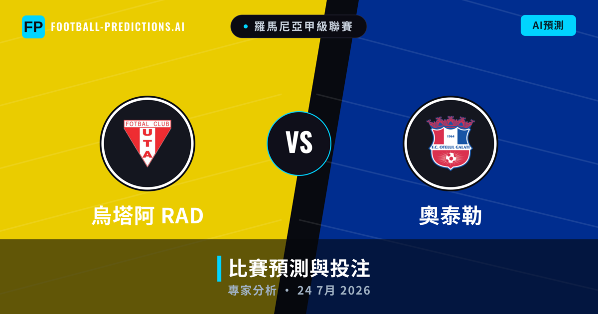烏塔阿 RAD vs 奧泰勒 — 比赛预测和前瞻
