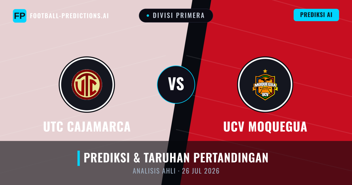 UTC Cajamarca vs UCV Moquegua — prediksi dan pratinjau pertandingan