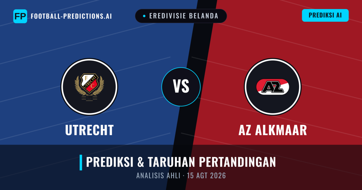 Utrecht vs AZ Alkmaar — prediksi dan pratinjau pertandingan
