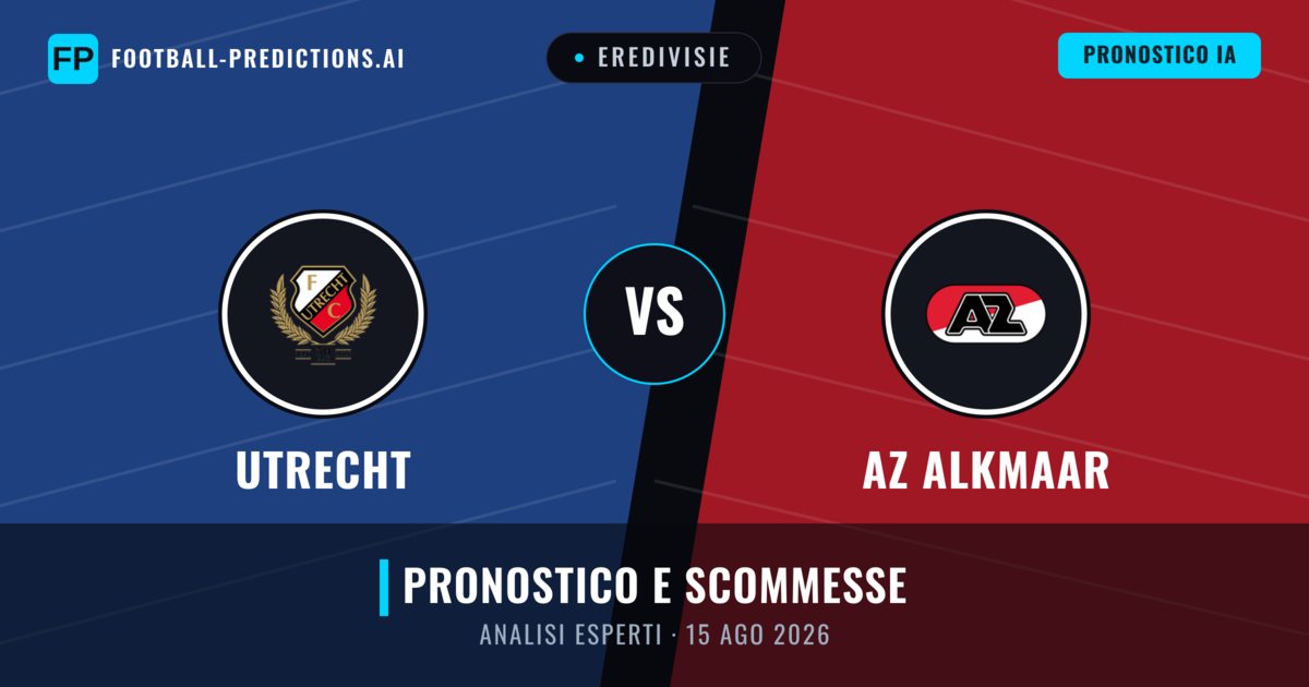 Utrecht vs AZ Alkmaar — pronostico e anteprima del match
