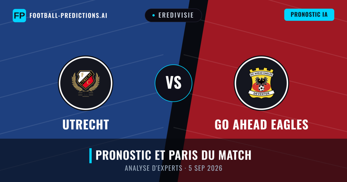 Utrecht vs GO Ahead Eagles — pronostic et avant-match