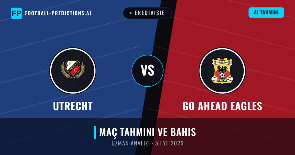 Utrecht - Go Ahead Eagles — maç tahmini ve önizleme