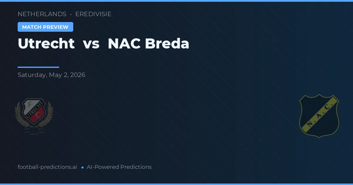 Utrecht vs NAC Breda preview
