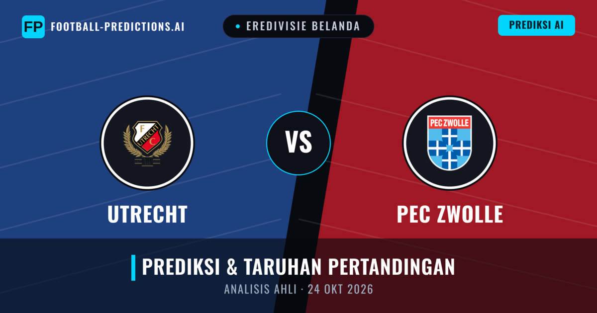 Utrecht vs PEC Zwolle — prediksi dan pratinjau pertandingan