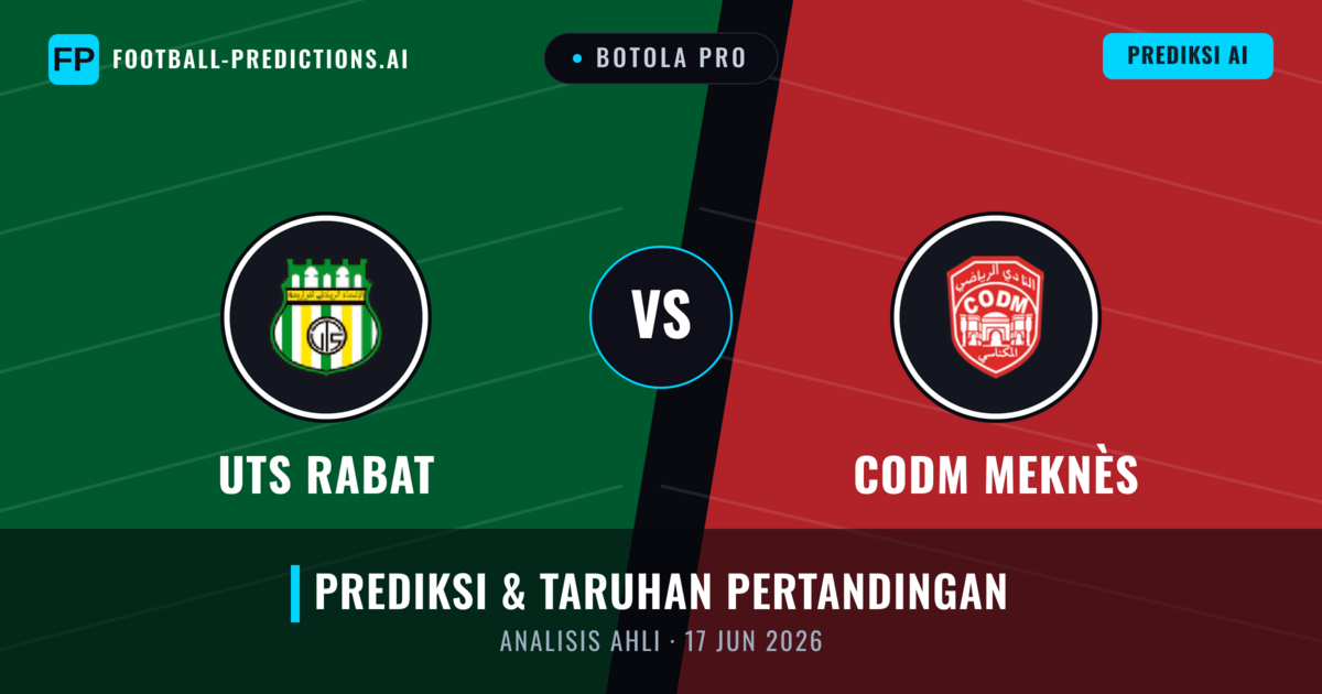 UTS Rabat vs CODM Meknès — prediksi dan pratinjau pertandingan