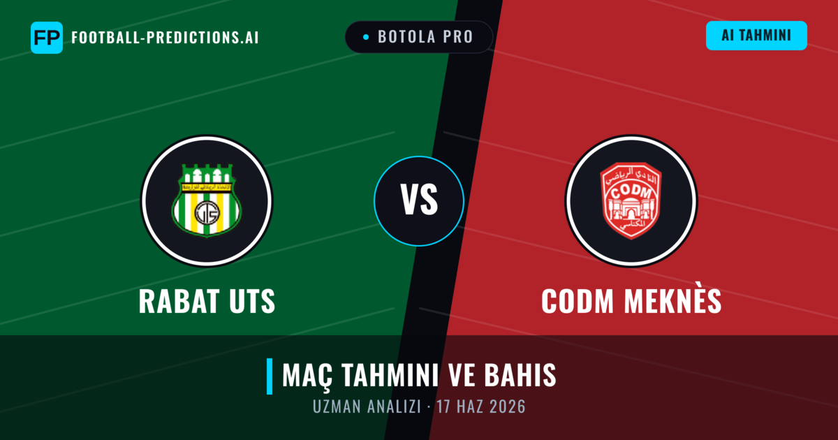 Rabat UTS - CODM Meknès — maç tahmini ve önizleme