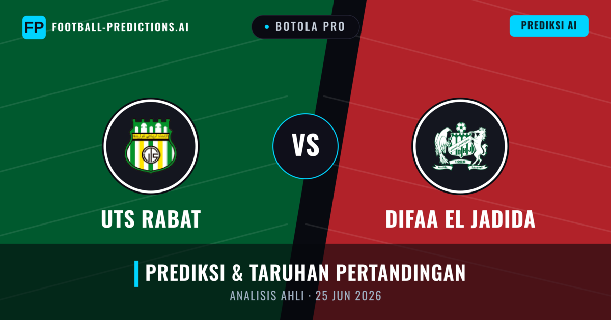 UTS Rabat vs Difaa EL Jadida — prediksi dan pratinjau pertandingan