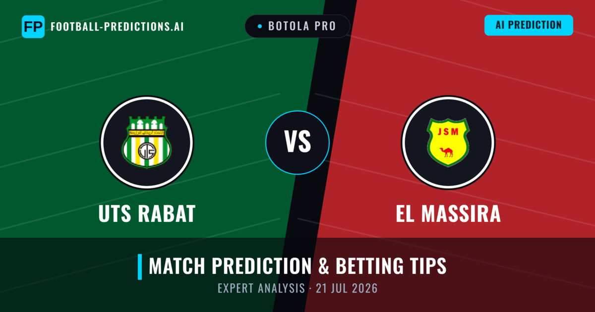 UTS Rabat vs El Massira — match prediction & preview