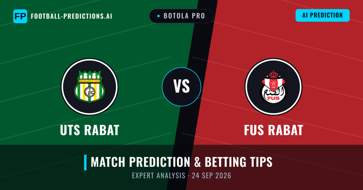 UTS Rabat vs FUS Rabat — match prediction & preview