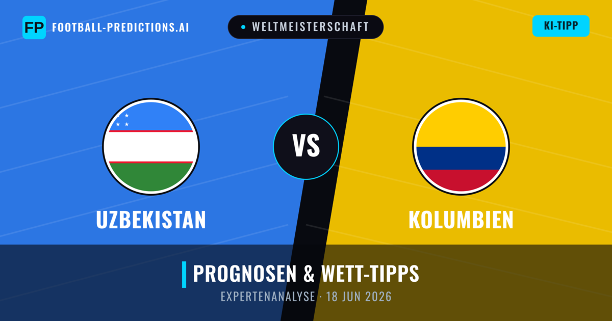 Uzbekistan vs Kolumbien — Prognose und Spielvorschau