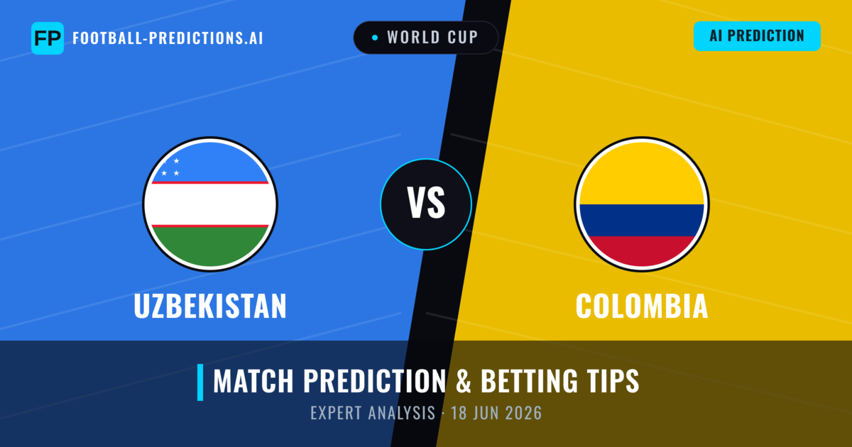 Uzbekistan vs Colombia — match prediction & preview