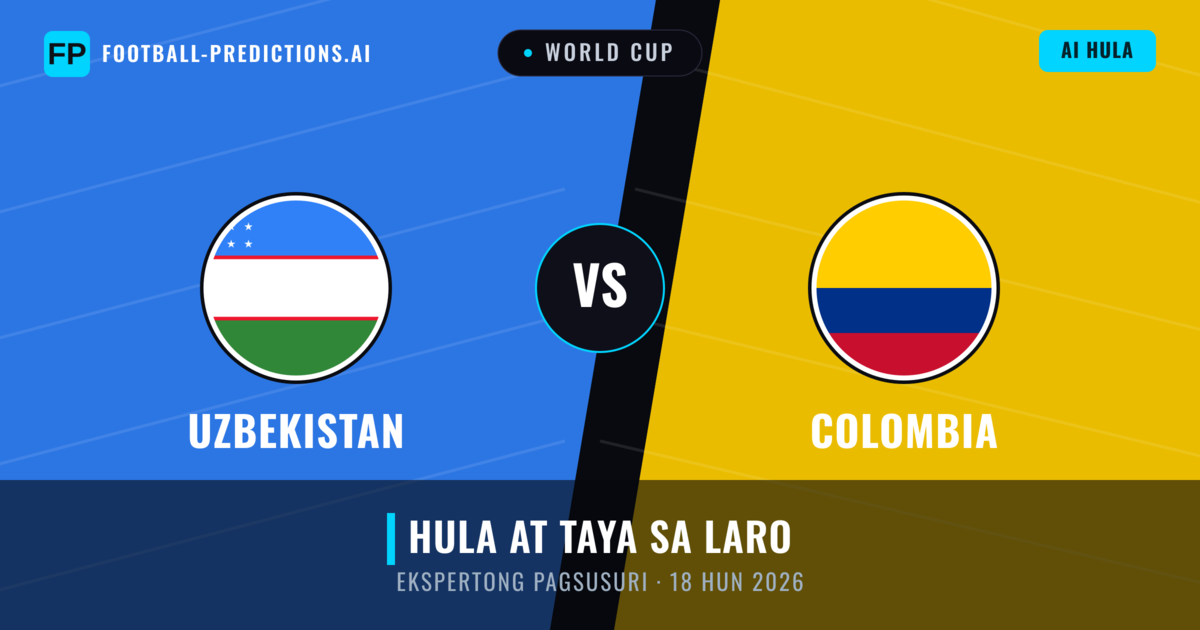 Uzbekistan vs Colombia β hula at preview ng laban