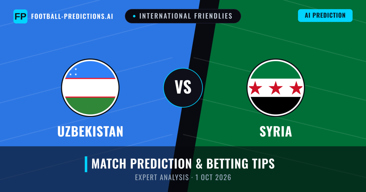 Uzbekistan vs Syria — match prediction & preview