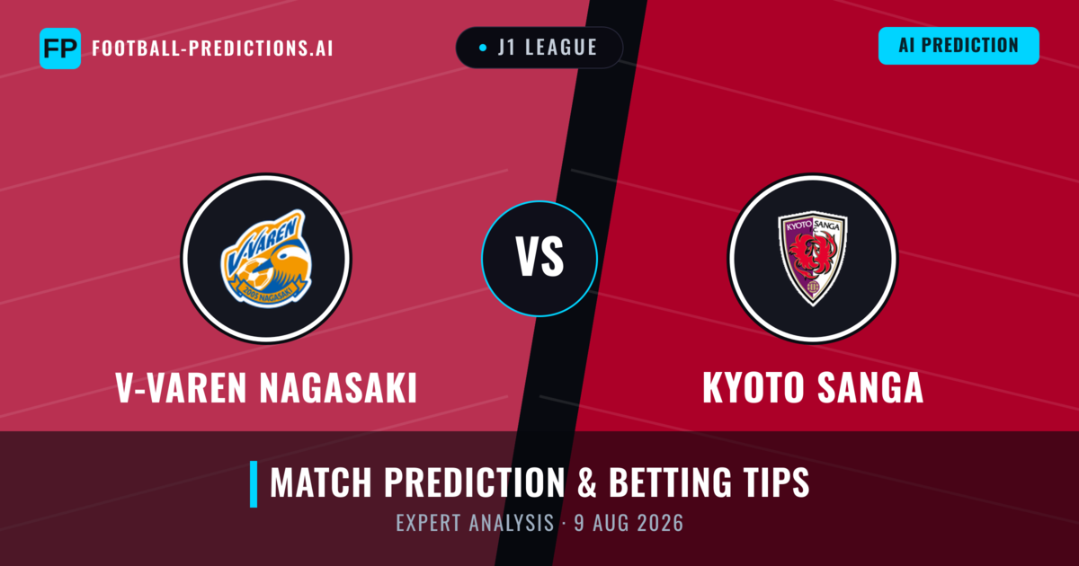 V-varen Nagasaki vs Kyoto Sanga — match prediction & preview