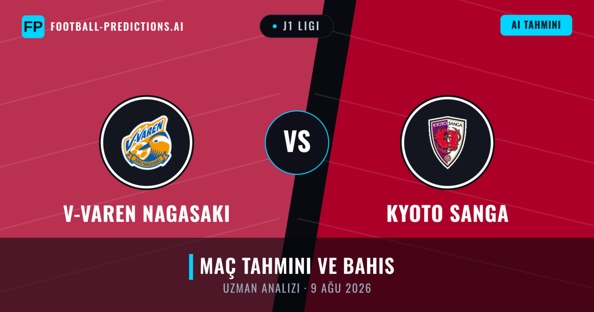 V-varen Nagasaki - Kyoto Sanga — maç tahmini ve önizleme