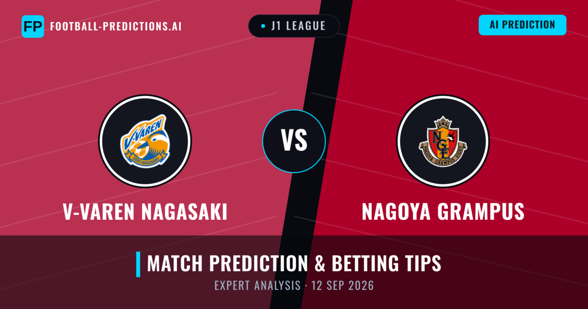 V-varen Nagasaki vs Nagoya Grampus — match prediction & preview