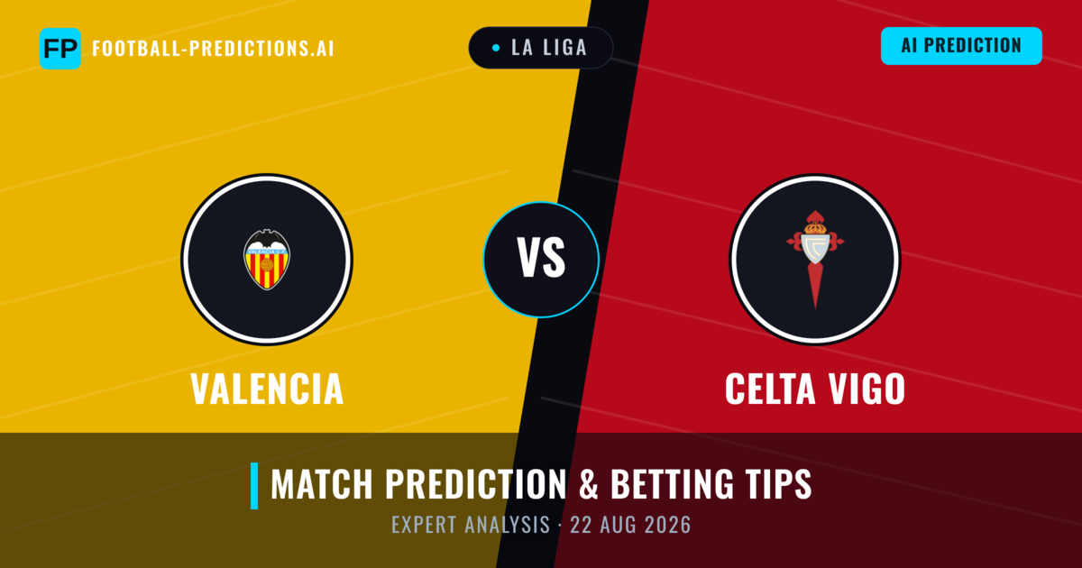 Valencia vs Celta Vigo — match prediction & preview