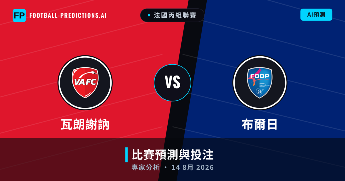 瓦朗謝訥 vs 布爾日 — 比赛预测和前瞻