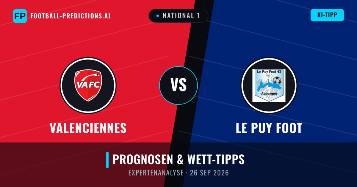 Valenciennes vs Le Puy Foot — Prognose und Spielvorschau