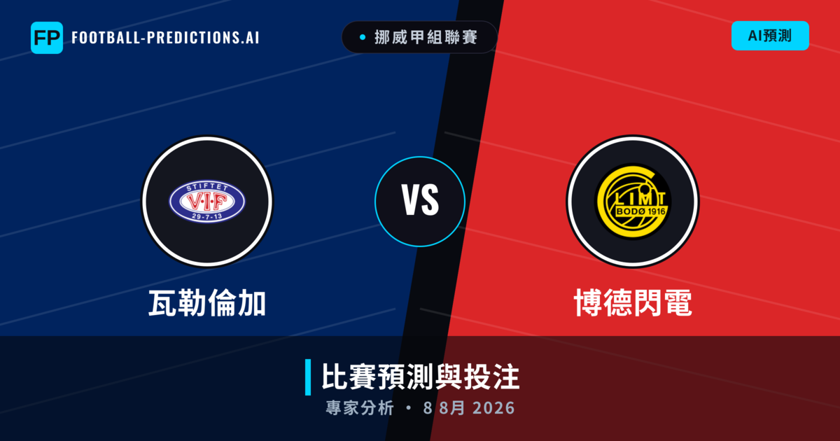 瓦勒倫加 vs 博德閃電 — 比赛预测和前瞻