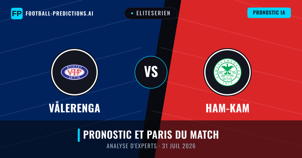 Vålerenga vs Ham-Kam — pronostic et avant-match
