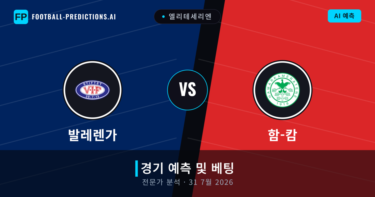 발레렌가 대 함-캄 — 경기 예측 및 프리뷰