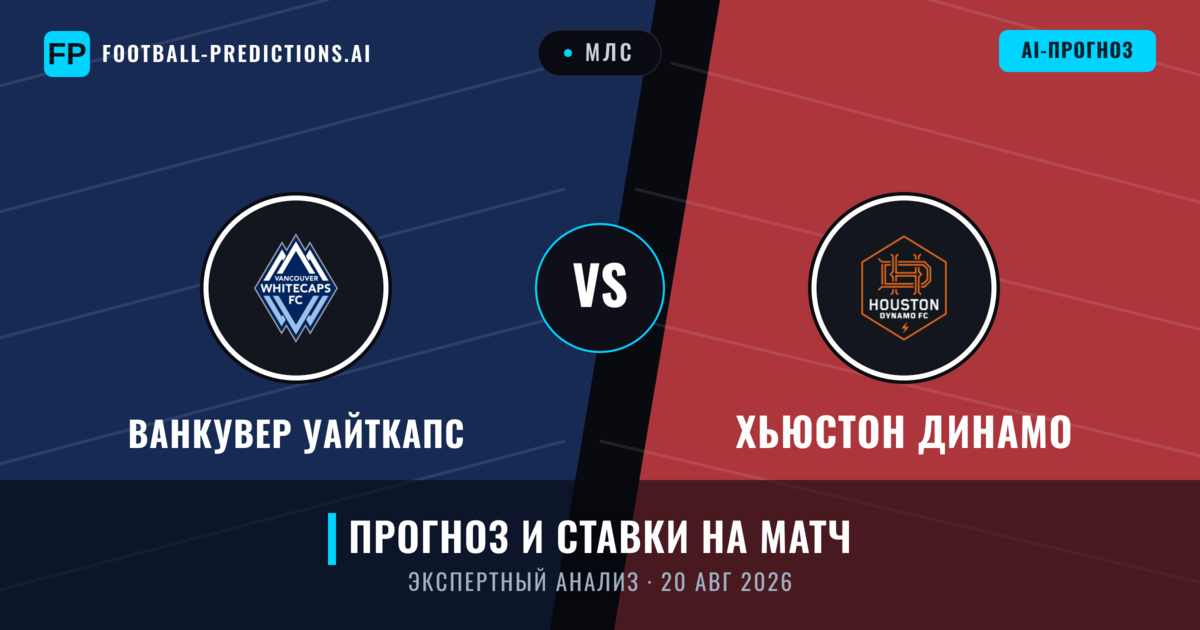 Ванкувер Уайткапс – Хьюстон Динамо — прогноз и превью матча