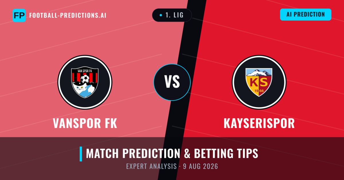 Vanspor FK vs Kayserispor — match prediction & preview