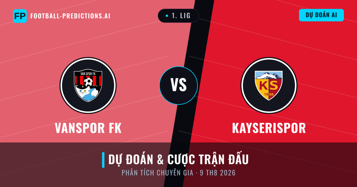 Vanspor FK vs Kayserispor — dự đoán và xem trước trận đấu