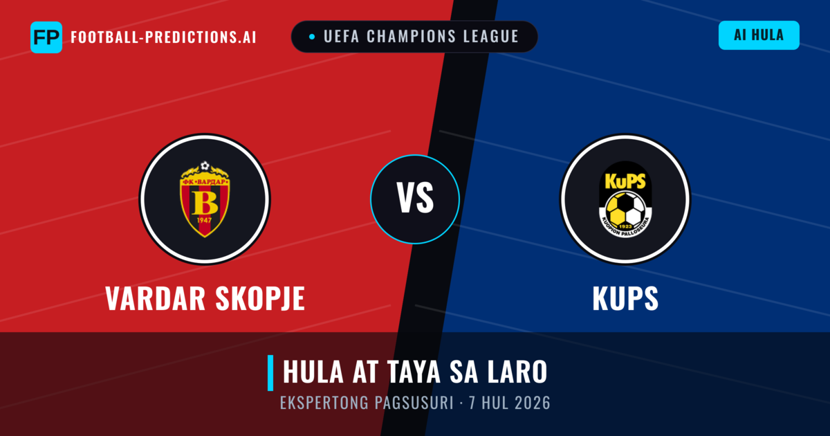 Vardar Skopje vs KuPS — hula at preview ng laban