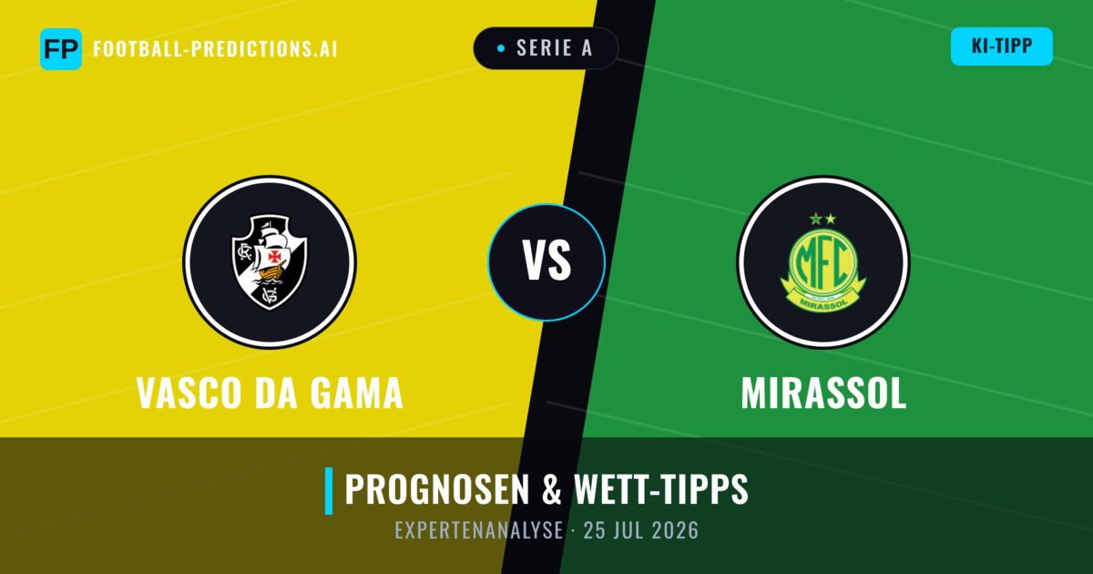 Vasco da Gama vs Mirassol — Prognose und Spielvorschau