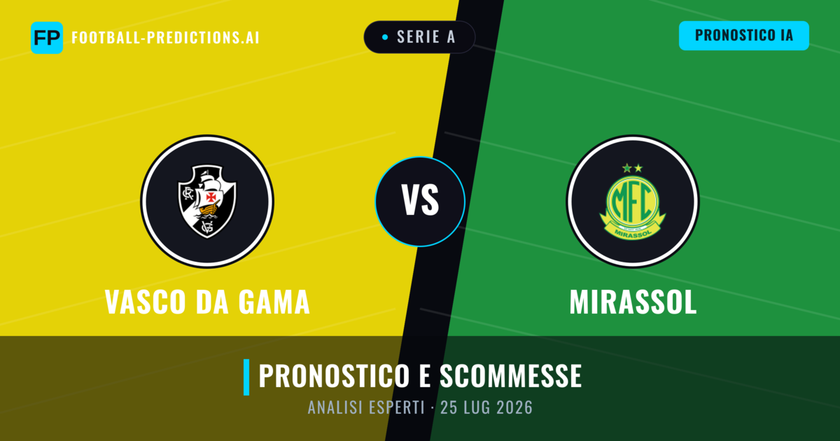 Vasco da Gama vs Mirassol — pronostico e anteprima del match