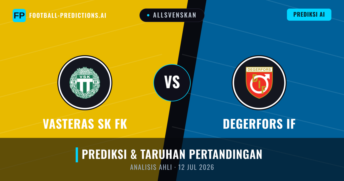 Västerås SK FK vs Degerfors IF — prediksi dan pratinjau pertandingan