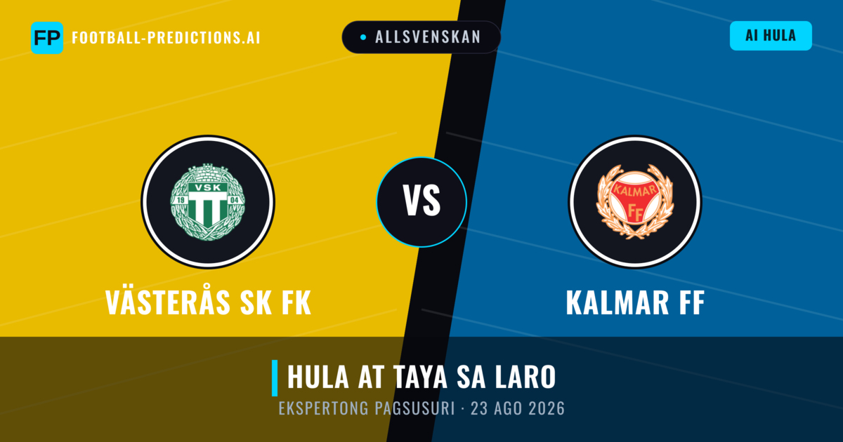 Västerås SK FK vs Kalmar FF — hula at preview ng laban