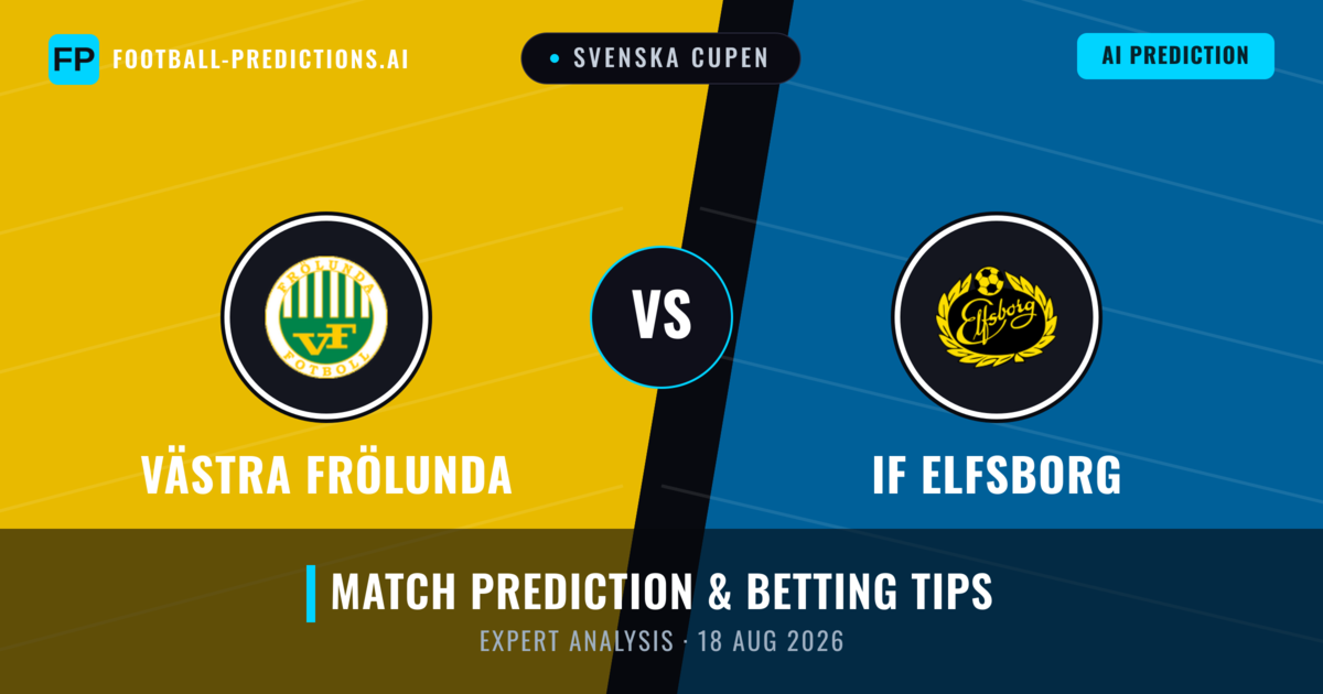 Västra Frölunda vs IF Elfsborg — match prediction & preview