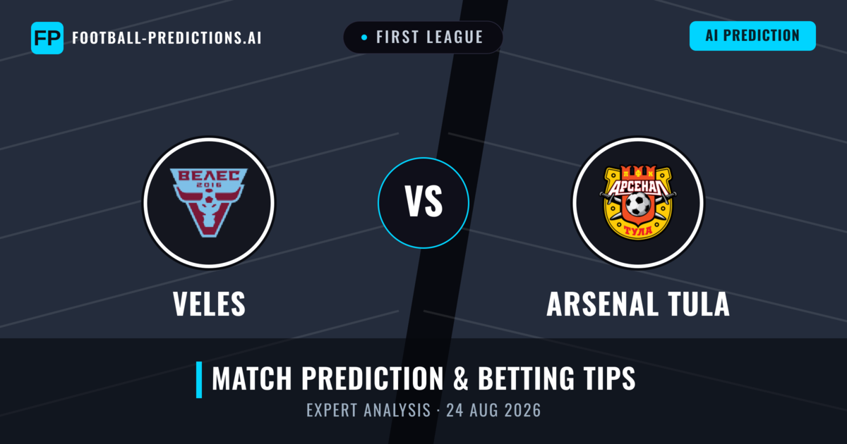Veles vs Arsenal Tula — match prediction & preview